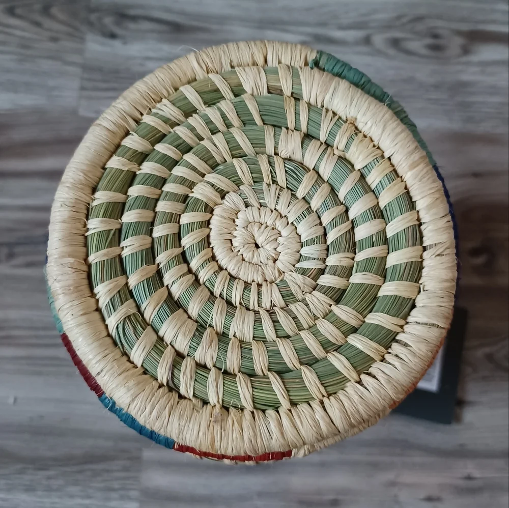 Threshold All Across Africa Woven Vase Vessel